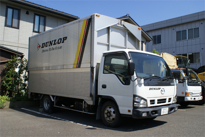 出張タイヤ交換用作業車