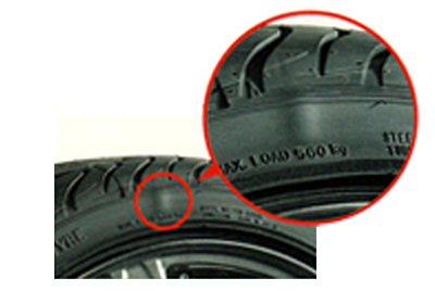 側面に膨らみがあるタイヤ